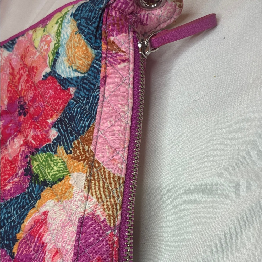 Vera Bradley Floral Pink Shoulder Bag - Picture 9 of 16